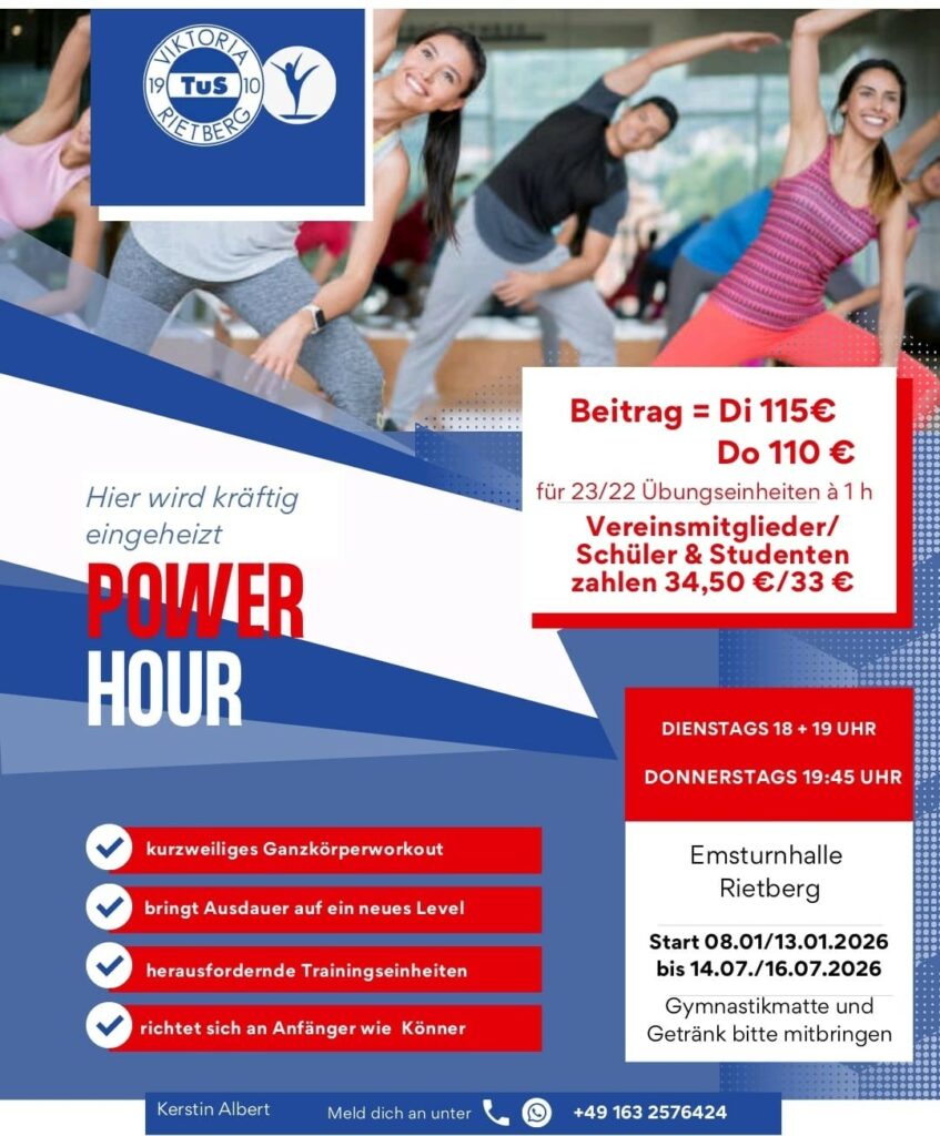 "Power Hour" - hier wird kräftig eingeheizt